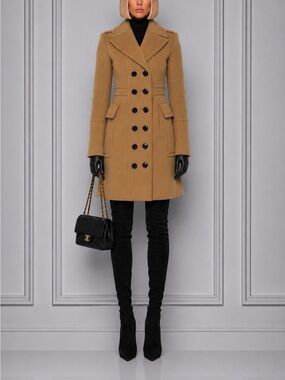 Burberry | Jackets & Coats | Burberry Cusha Tweed Fur Coat Approx